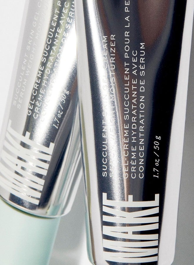 MAKE Beauty Succulent Skin Gel Cream - Hydrating Face Moisturizer. Lightweight Cream Gel with Cactus Extracts and Hyaluronic Acid. Non-Comedogenic Daily Moisturizer for All Skin Types - 1.7 Fl Oz - Image 4